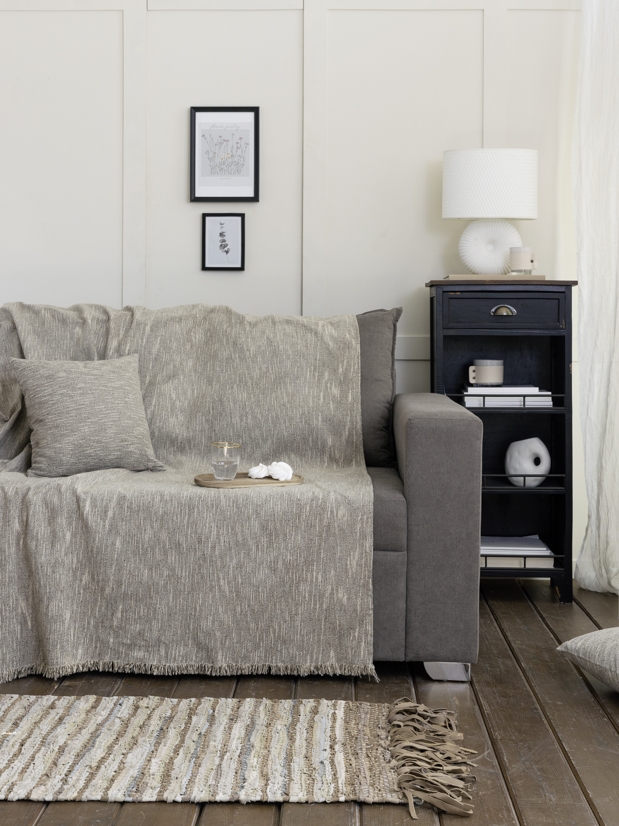Ριχτάρι Τριθέσιος 180x300 Nima Home Artisan Beige